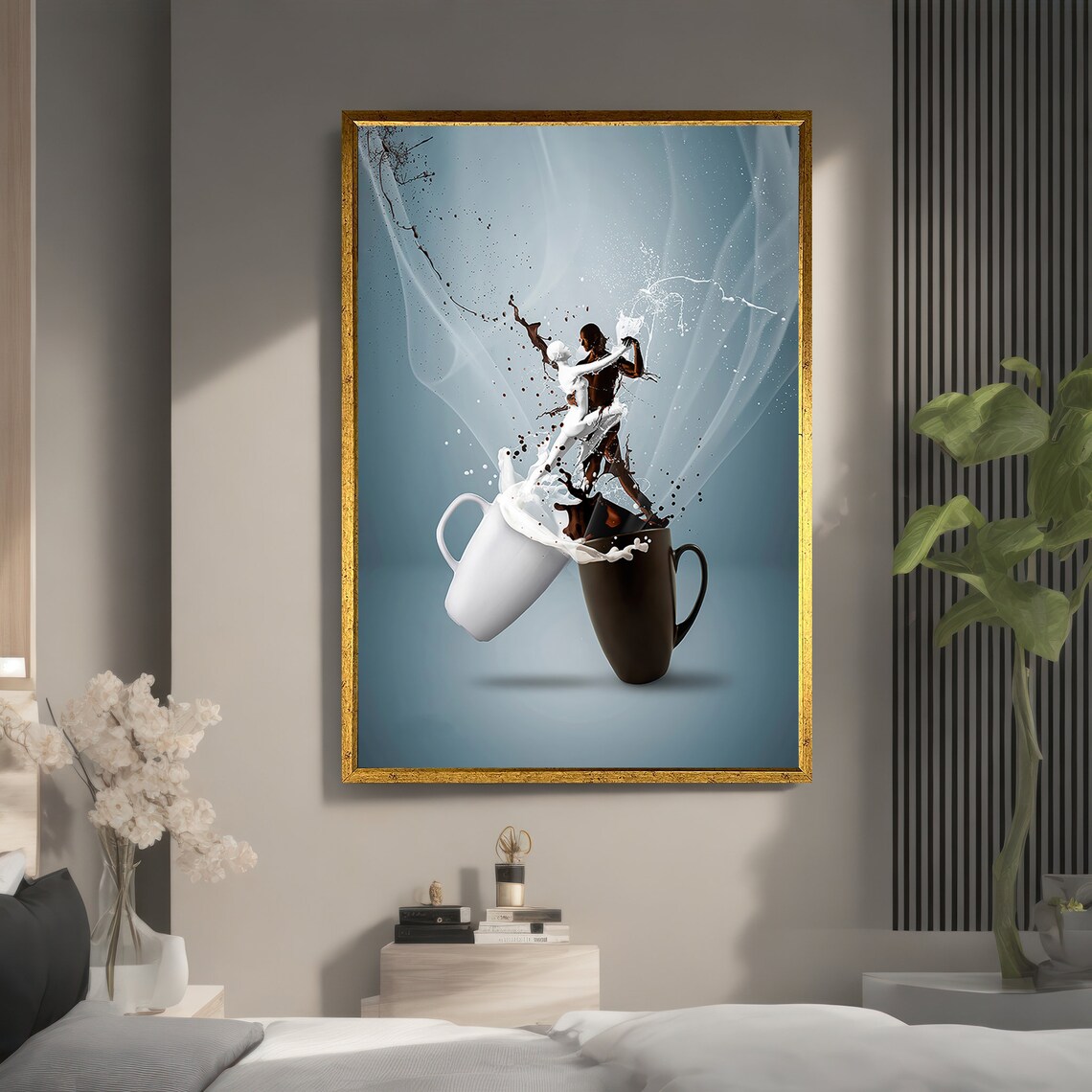 Coffee And Milk Splash Dance, Modern Kitchen Decor - Image 2