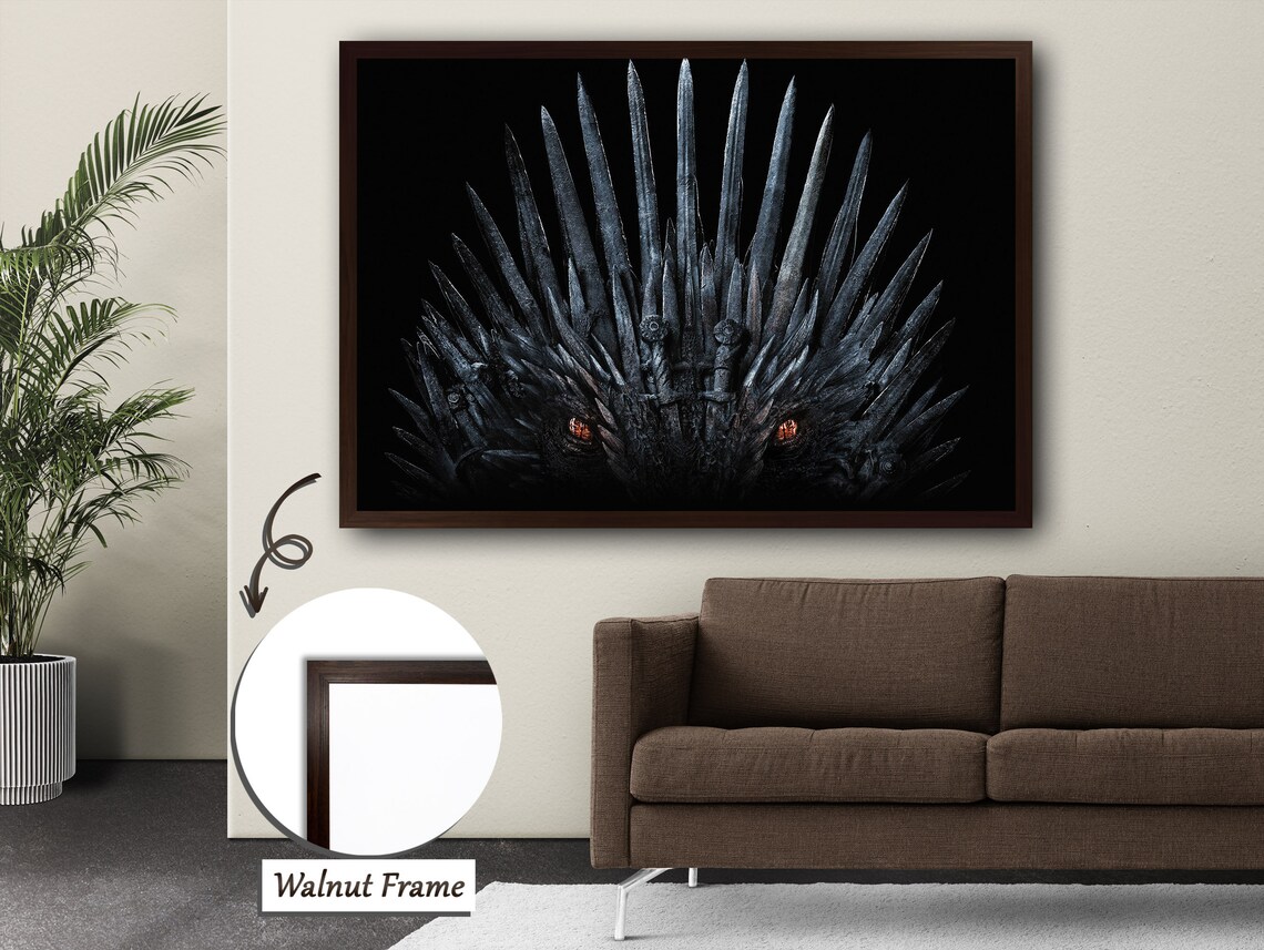 Mysterious Throne Entity Fantasy Art Print - Image 3