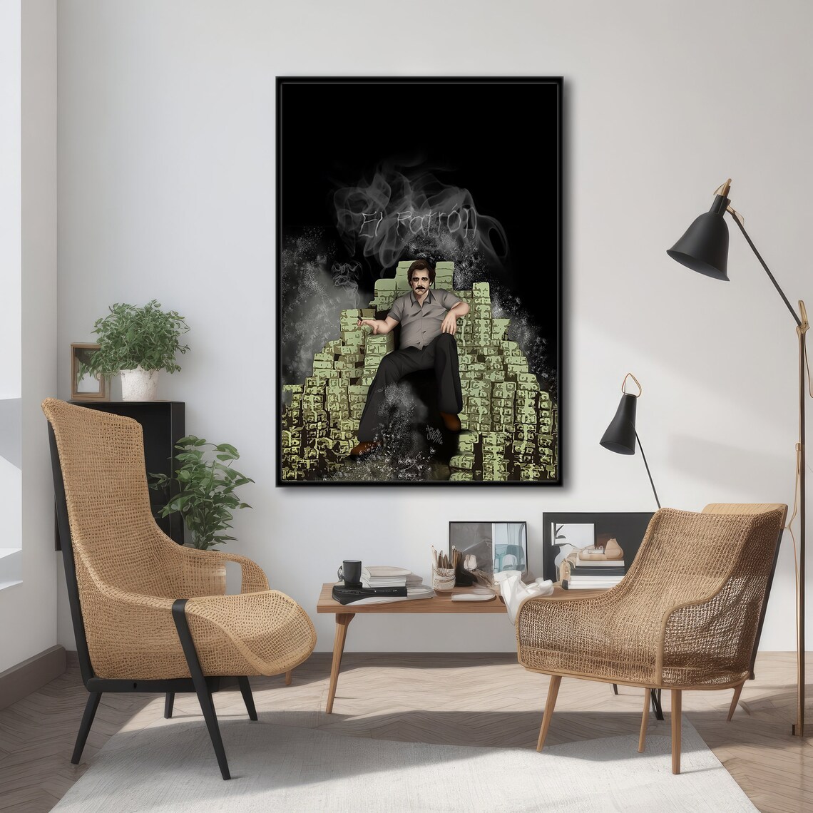 Power And Wealth, Modern Painting For Decor - Image 4