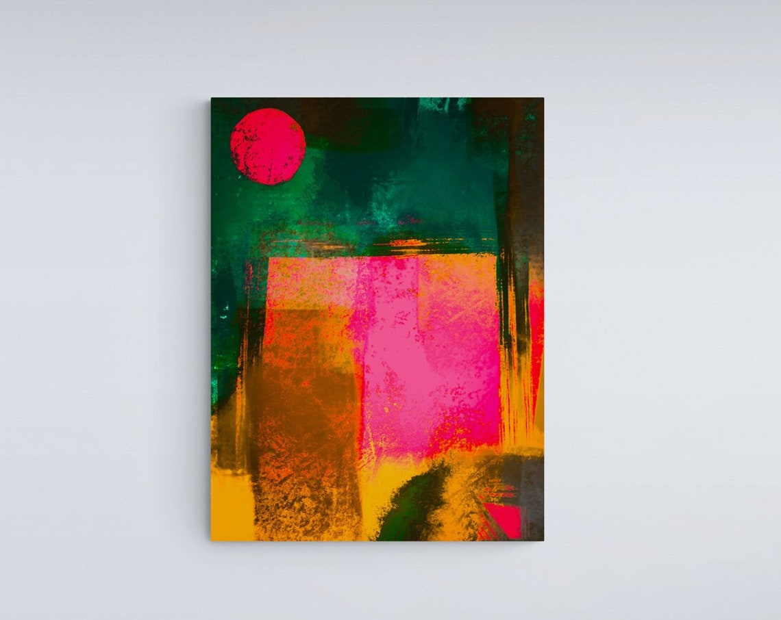 Fine Art Abstract Canvas Wall Handmade Modern Artwork For Stylish Interiors