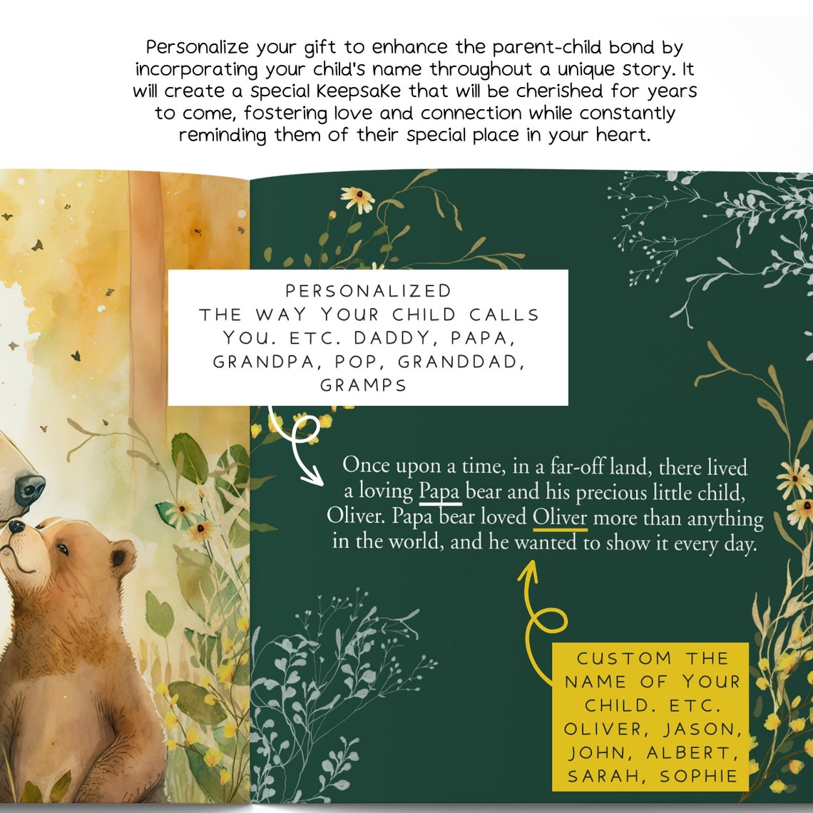 Father's Day Book - Personalized Gift - Image 3