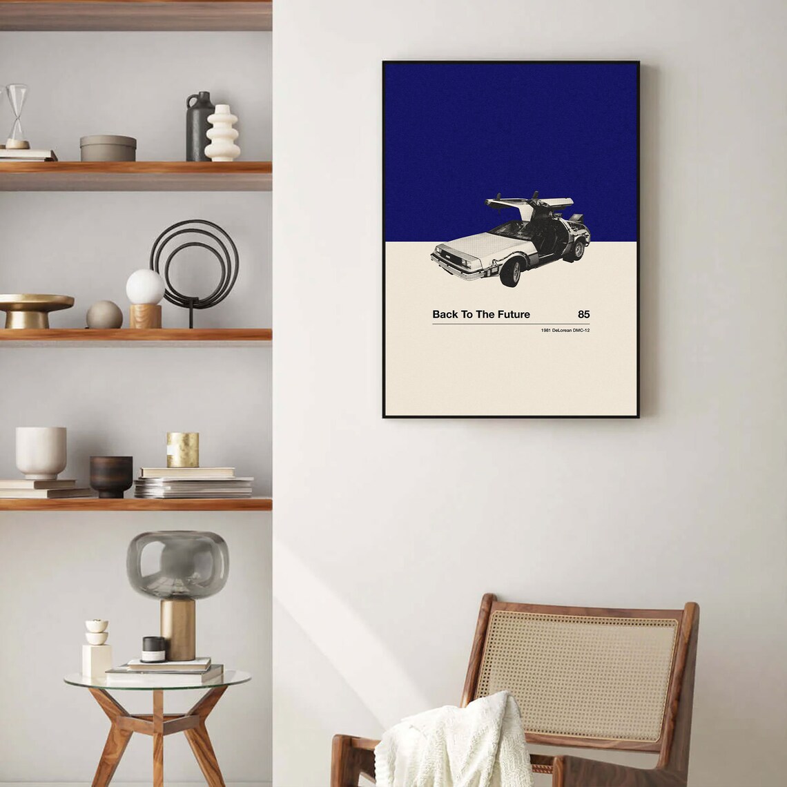 Back To The Future, Mid-Century Movie Art Print - Image 3