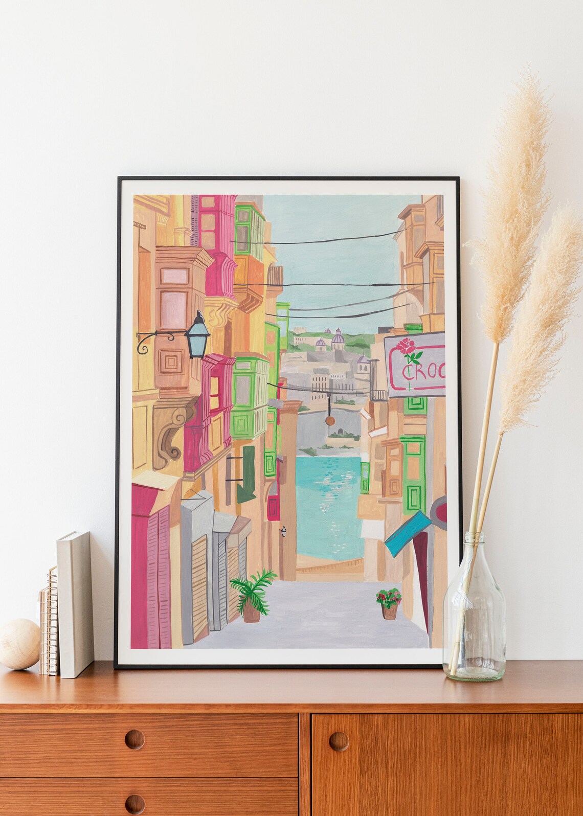 Valletta Malta Travel Poster, Europe Wall Decor - Image 3