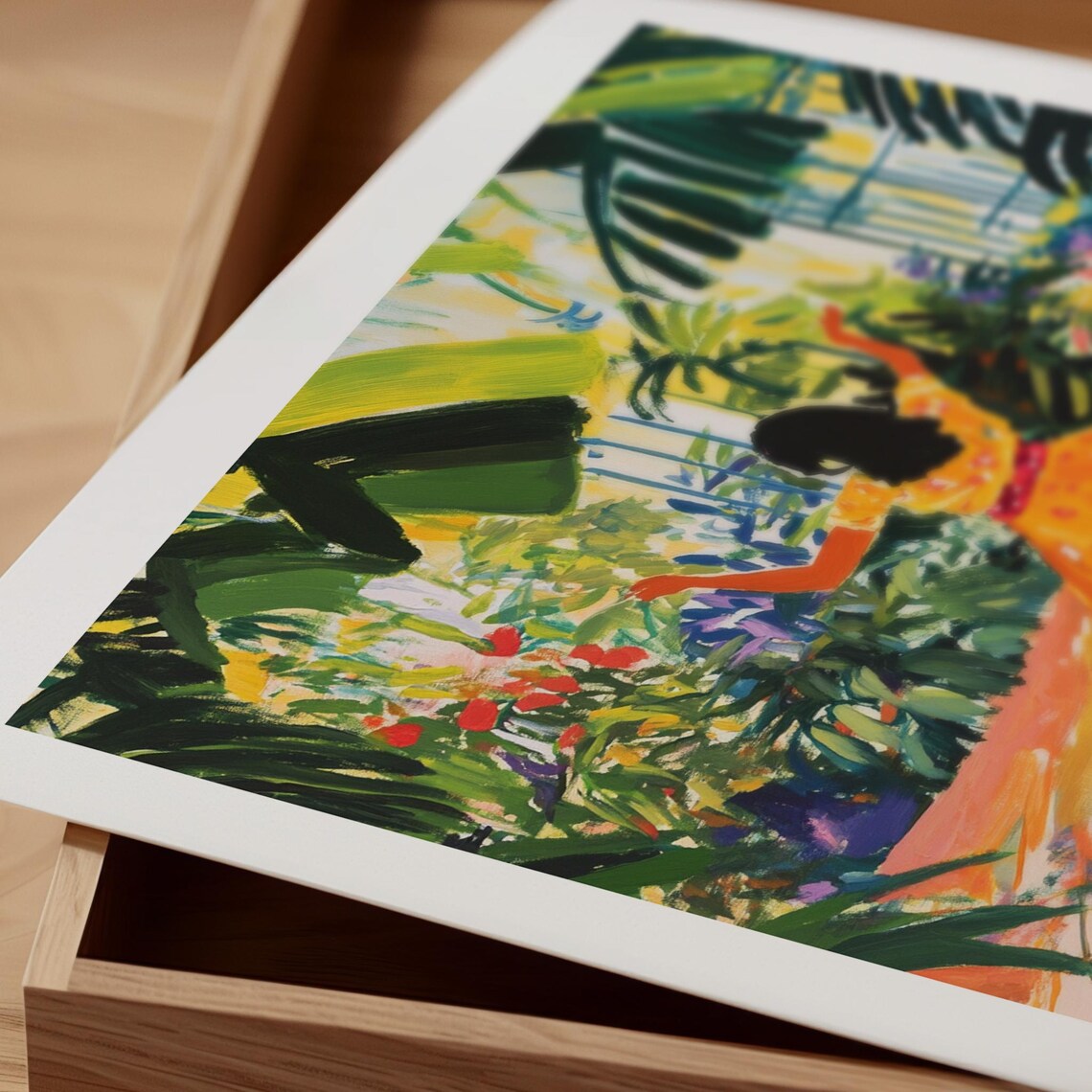 Matisse Inspired Sunlit Reverie, Abstract Fauvist Poster - Image 2
