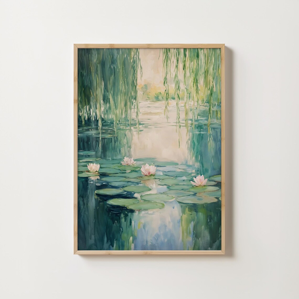 Claude Monet Water Lilies, Impressionist Poster - Image 2