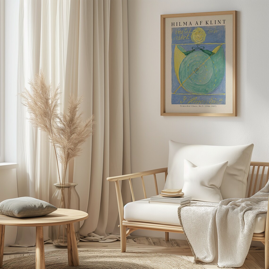 Hilma af Klint Primordial Chaos No 9 Green Spiral Cosmic Poster - Image 5