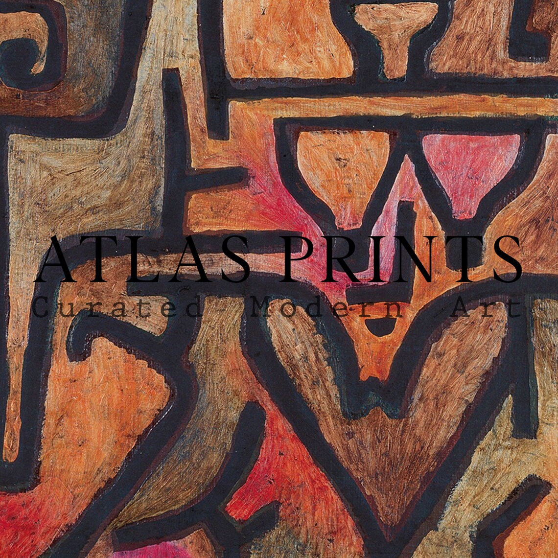 Paul Klee Forest Witches 1938 Abstract Tribal Figures Modern Art Poster - Image 5