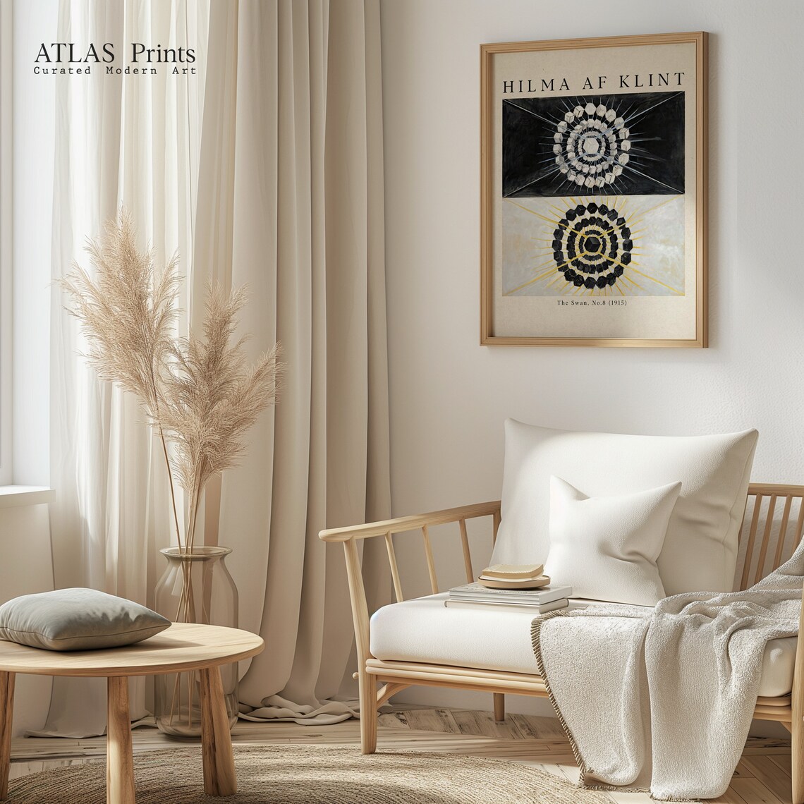 Hilma af Klint The Swan No 8 Twin Cube Orbs Abstract Art Poster - Image 4