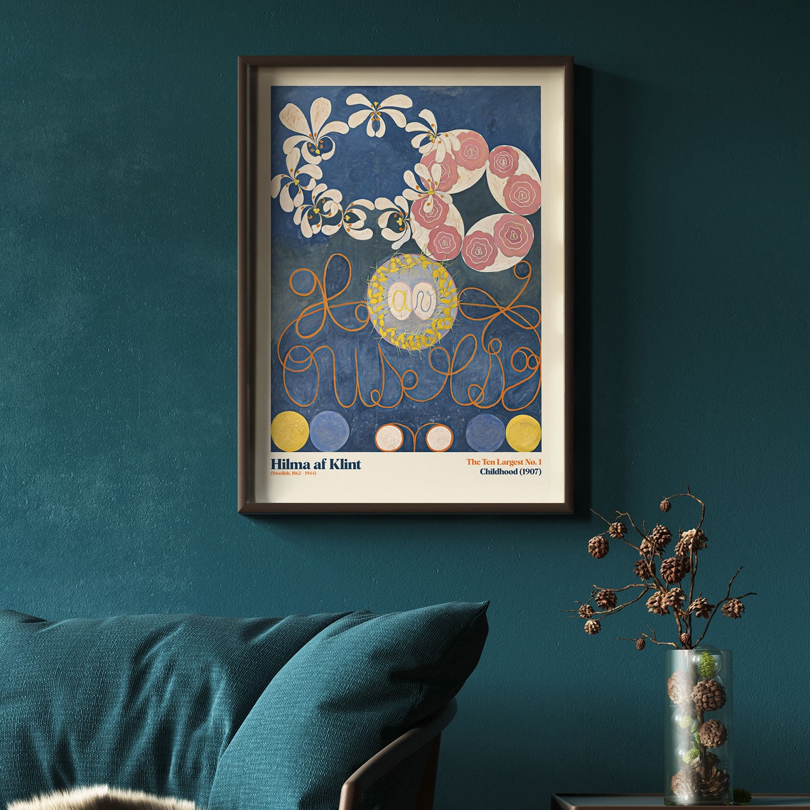 Hilma af Klint The Ten Largest No 1 Childhood Abstract Poster - Image 3