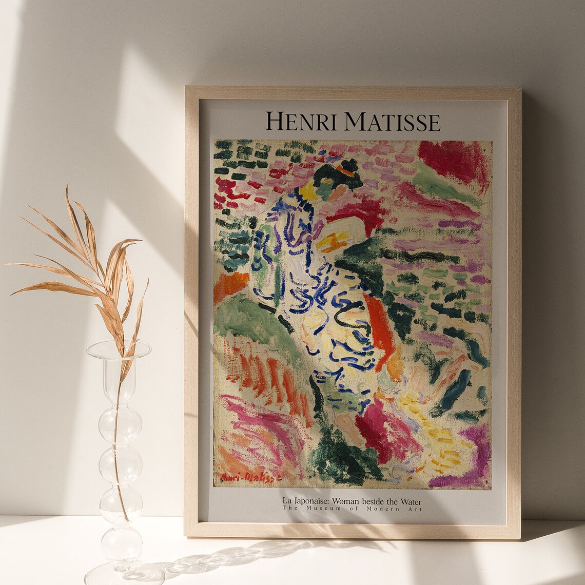 Henri Matisse La Japonaise Woman Beside Water Fauvist Art Print - Image 4