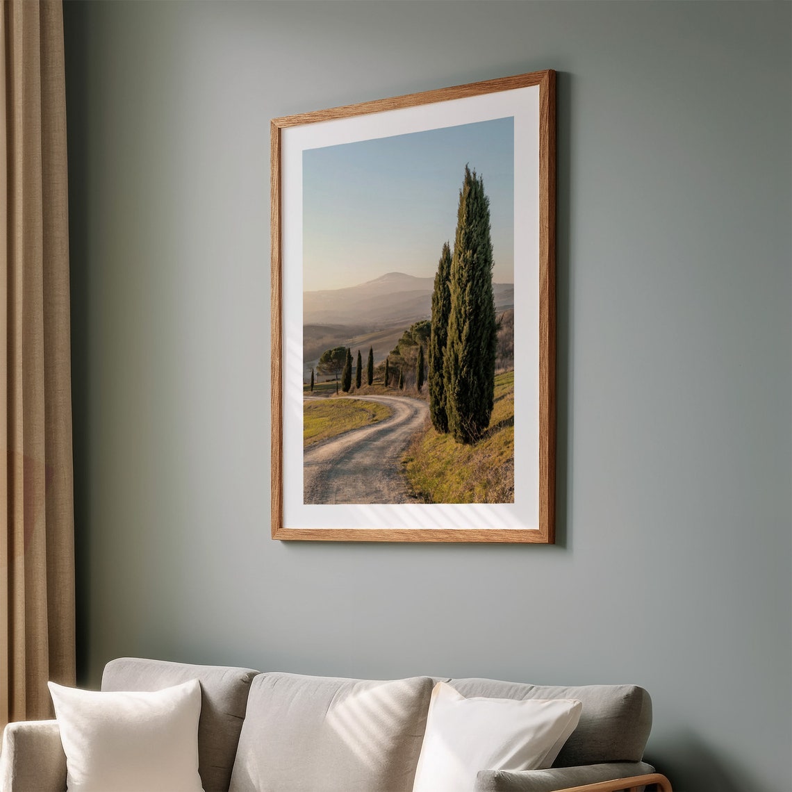 Italy Travel Poster Rustic Wall Art Tuscany Photography Italy Countryside Italy Country Print Tuscany Farmhouse Print