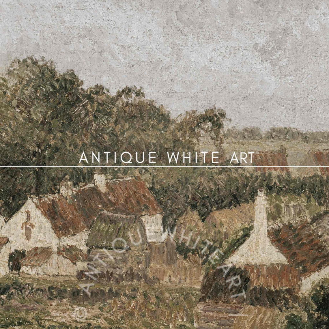 Frame Tv Art French Country Landscape Vintage Farmhouse Painting Cottagecore Decor Muted Frame Tv Art Tv250 - Image 3