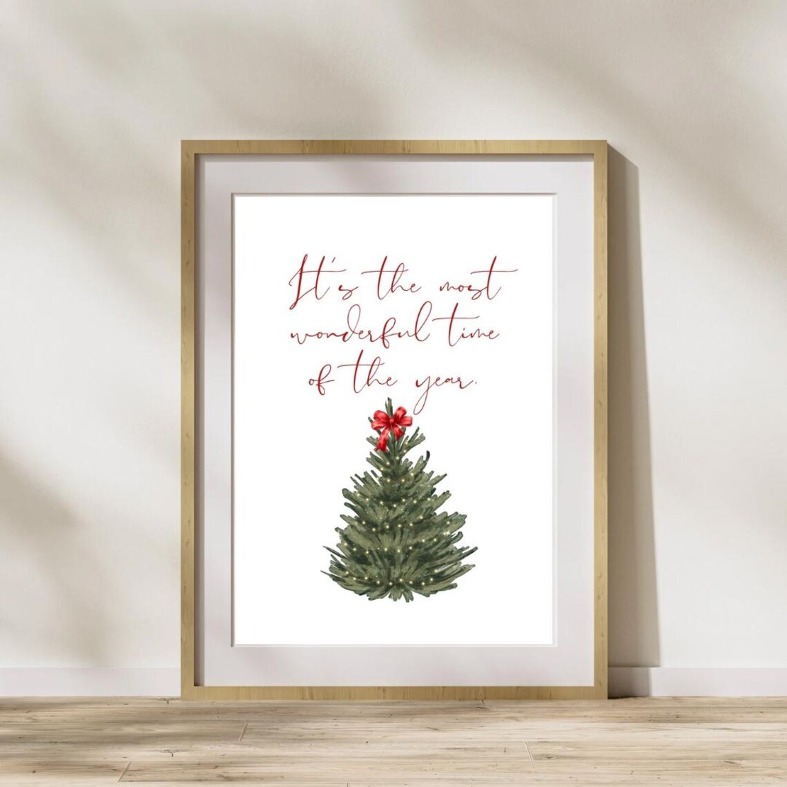 Its The Most Wonderful Time Of The Year Christmas Tree Poster - Image 3