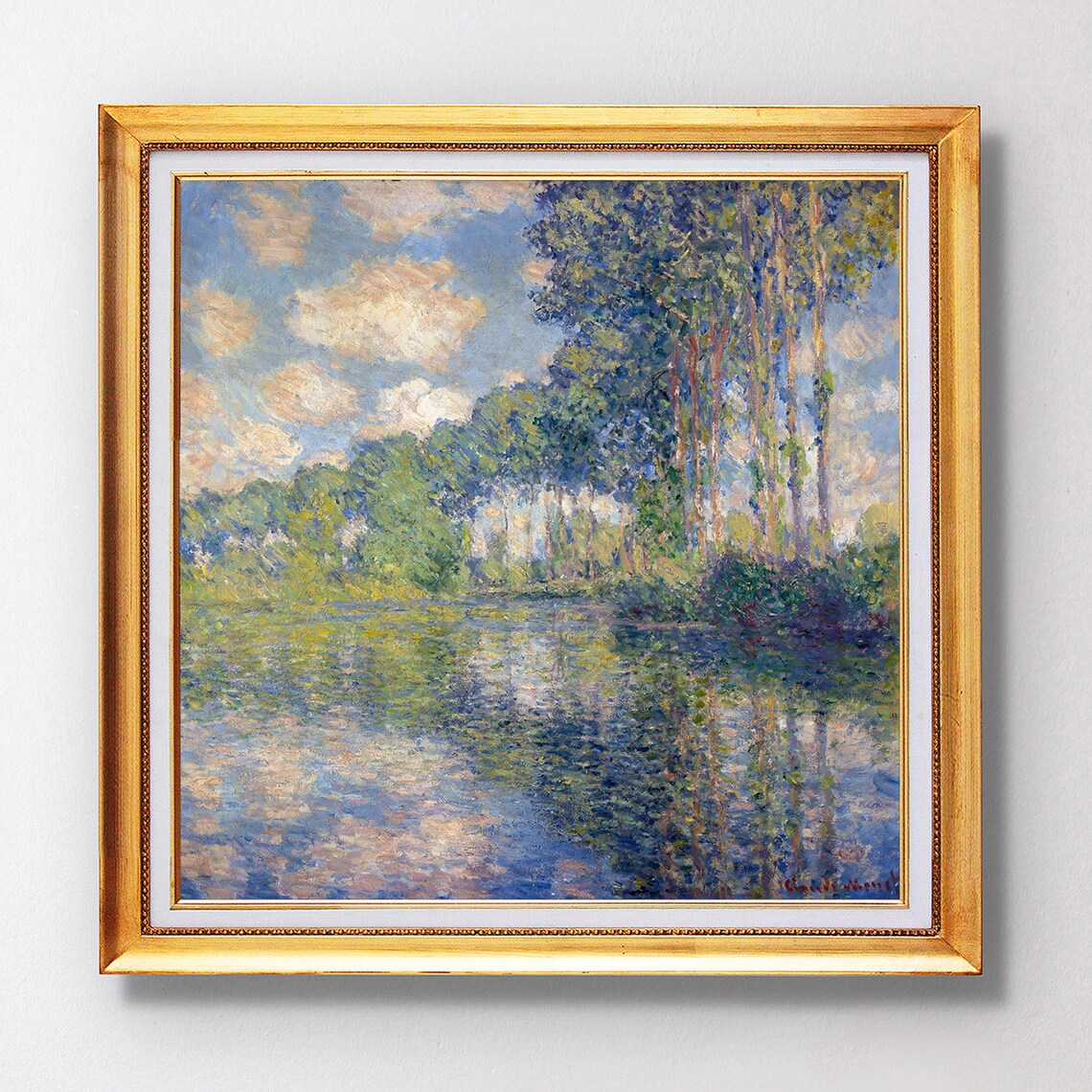 Claude Monet Poplars On The Epte Fine Art Glice 1891 Sku 0103