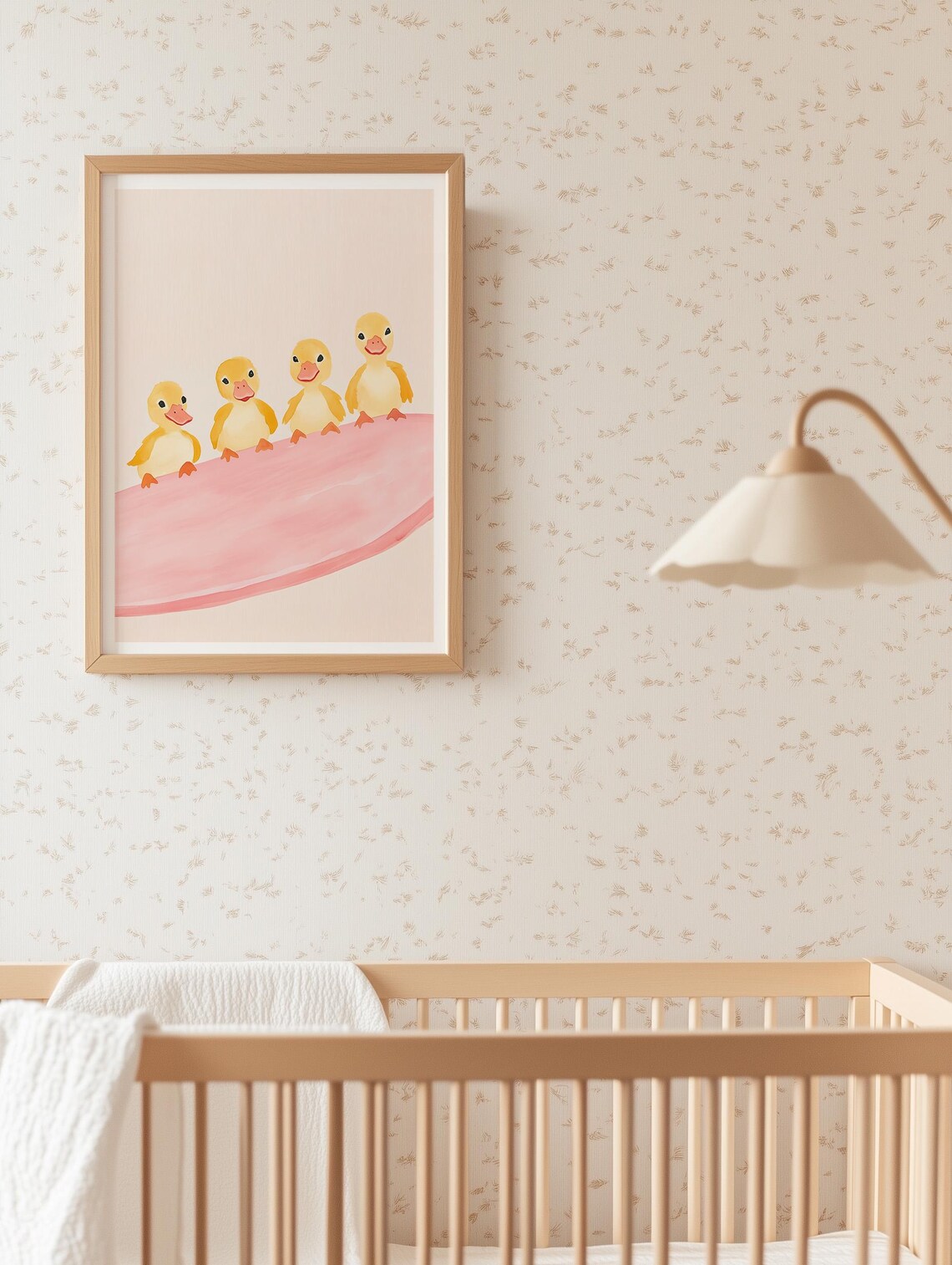 Ducklings Vintage Nursery Cute Baby Room Poster - Image 4