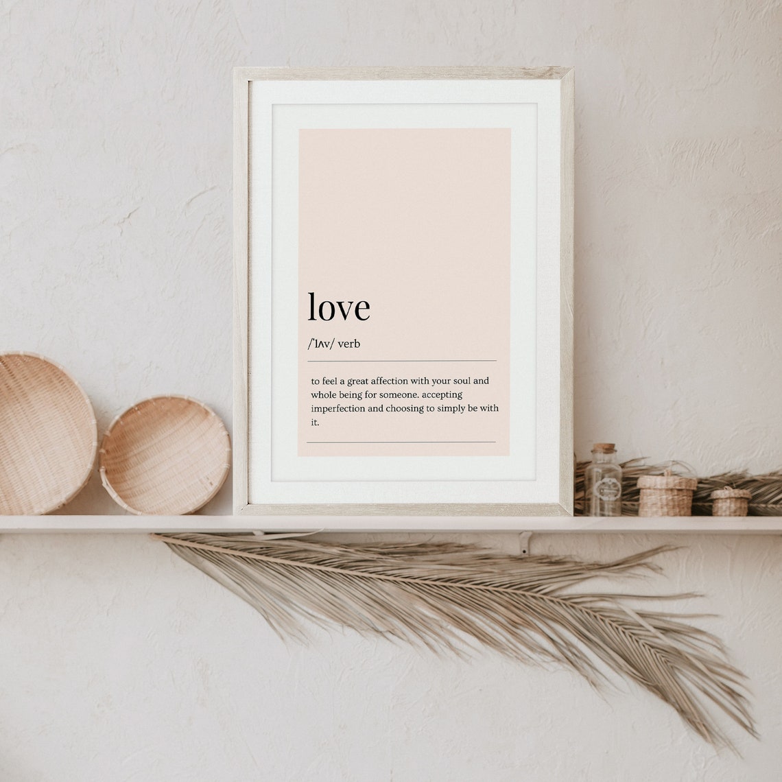 Love Dictionary Definition Definition Wall Art Print Gift For Her Instant Love Definition Poster Pink Print Lbl003 - Image 4