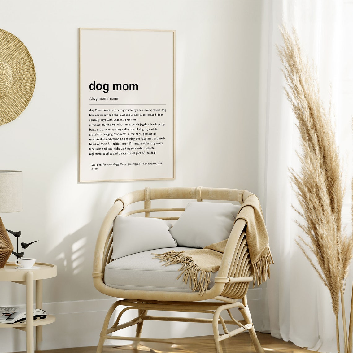 Dog Mom Definition Print Dog Mum Definition Print Quote Poster Love Dog Wall Art Dog Mom Gift Dog Mom Meaning Pet Owner Gifts Dp01 - Image 7