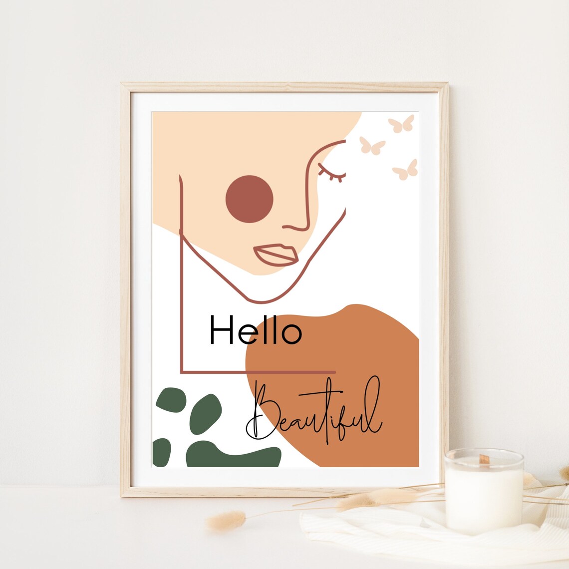 Words Of Affirmation Poster, Minimalist Boho Art Print - Image 2