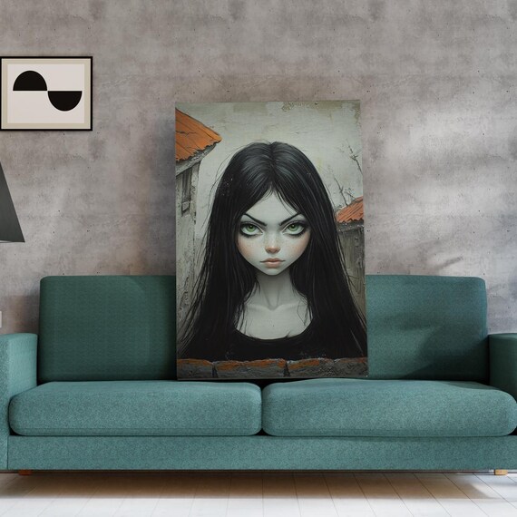 Mystical Eyes And Gothic Charm The Art Of Deepstares Canvas Wall
