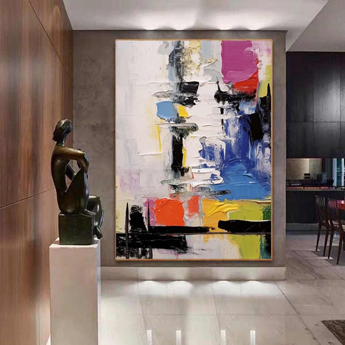Minimalist Abstract Painting, Modern Wall Art Print - Image 6