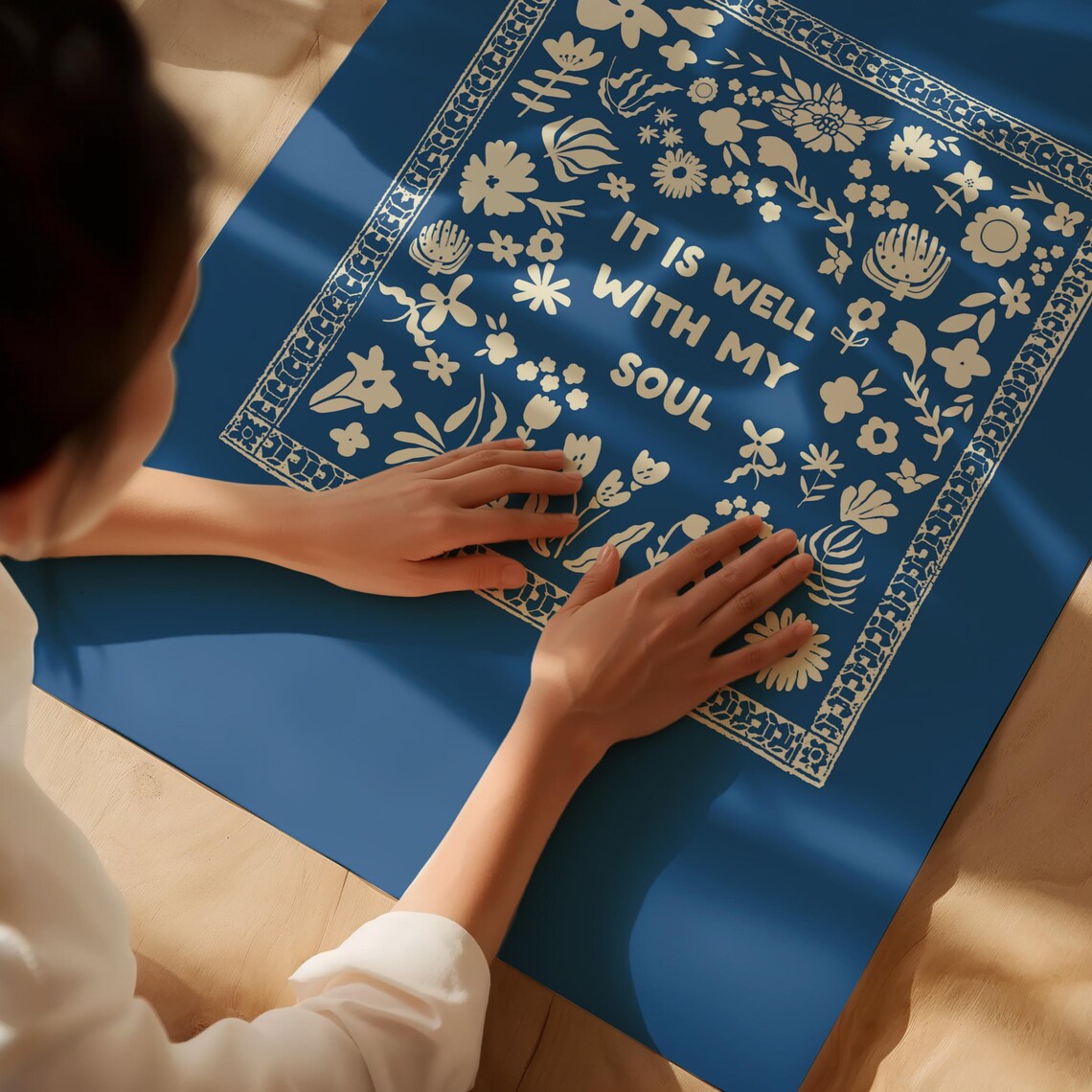 It Is Well With My Soul Vertical Illustration Print - Image 2