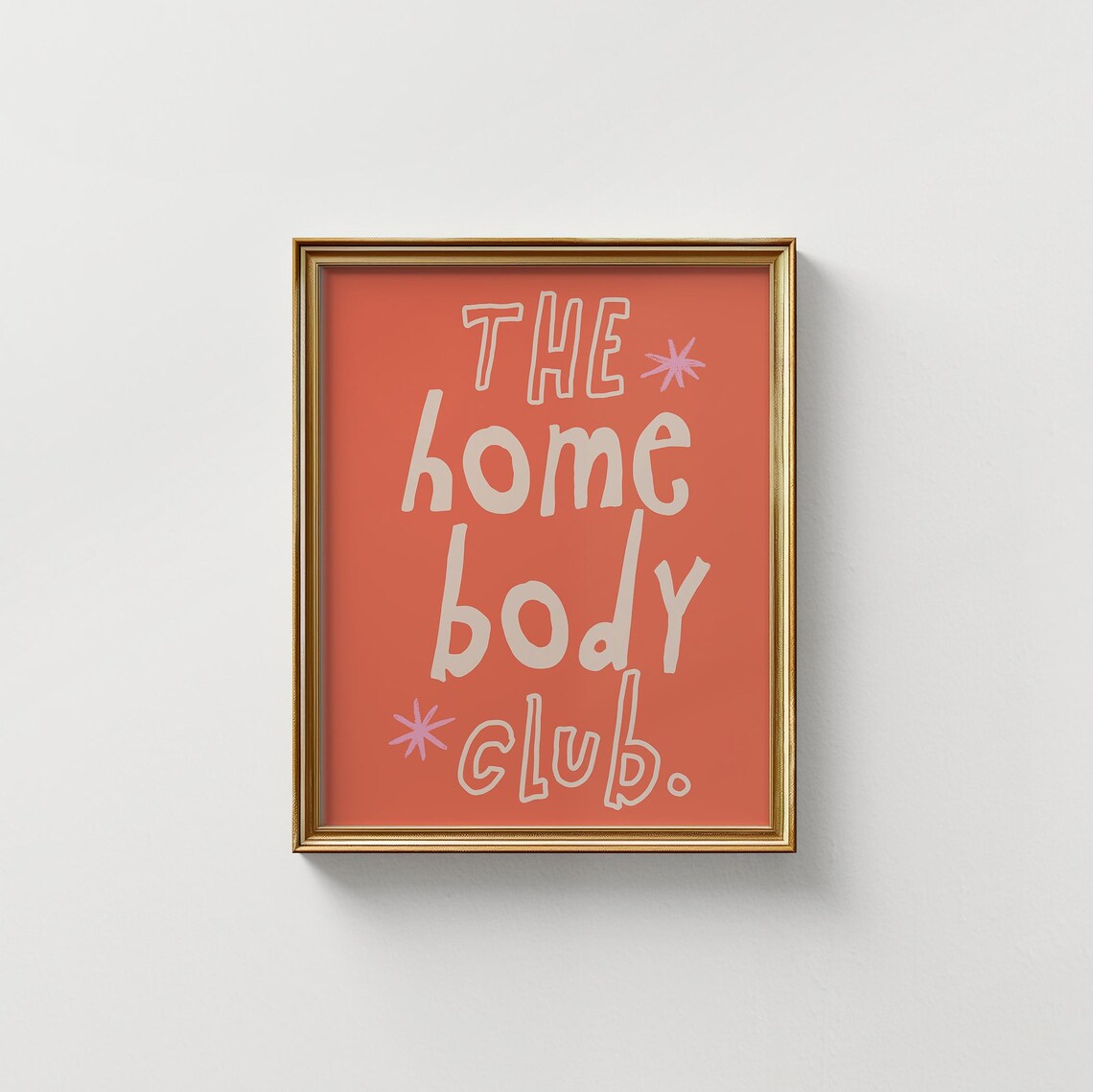Homebody Club Cherry Red Art Print Print Wall Art Trendy Decor Fun Artwork Vertical Print - Image 5