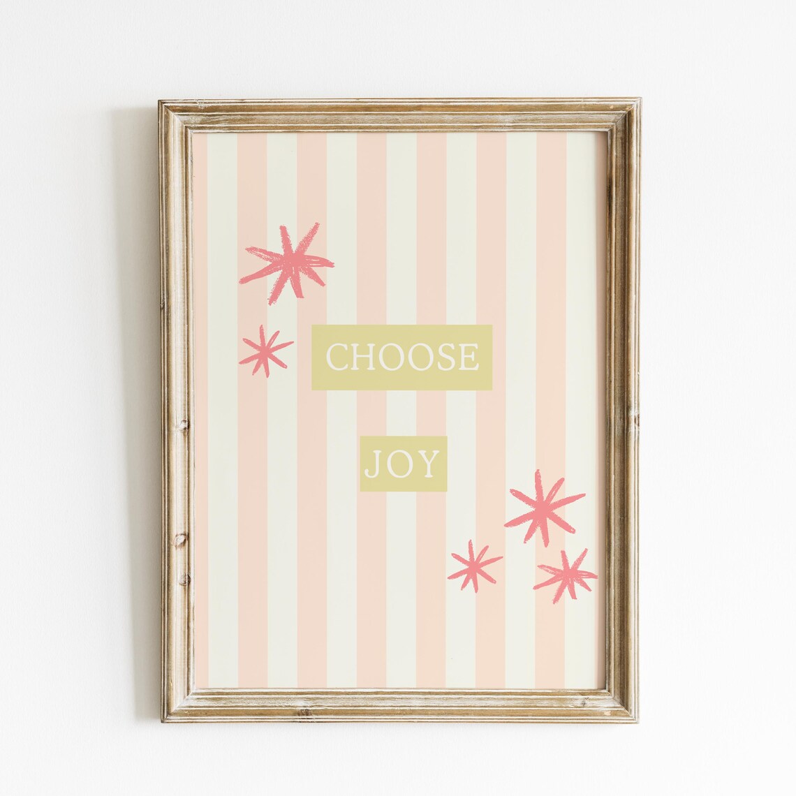 Choose Joy Illustration, Nursery Wall Art Print - Image 3