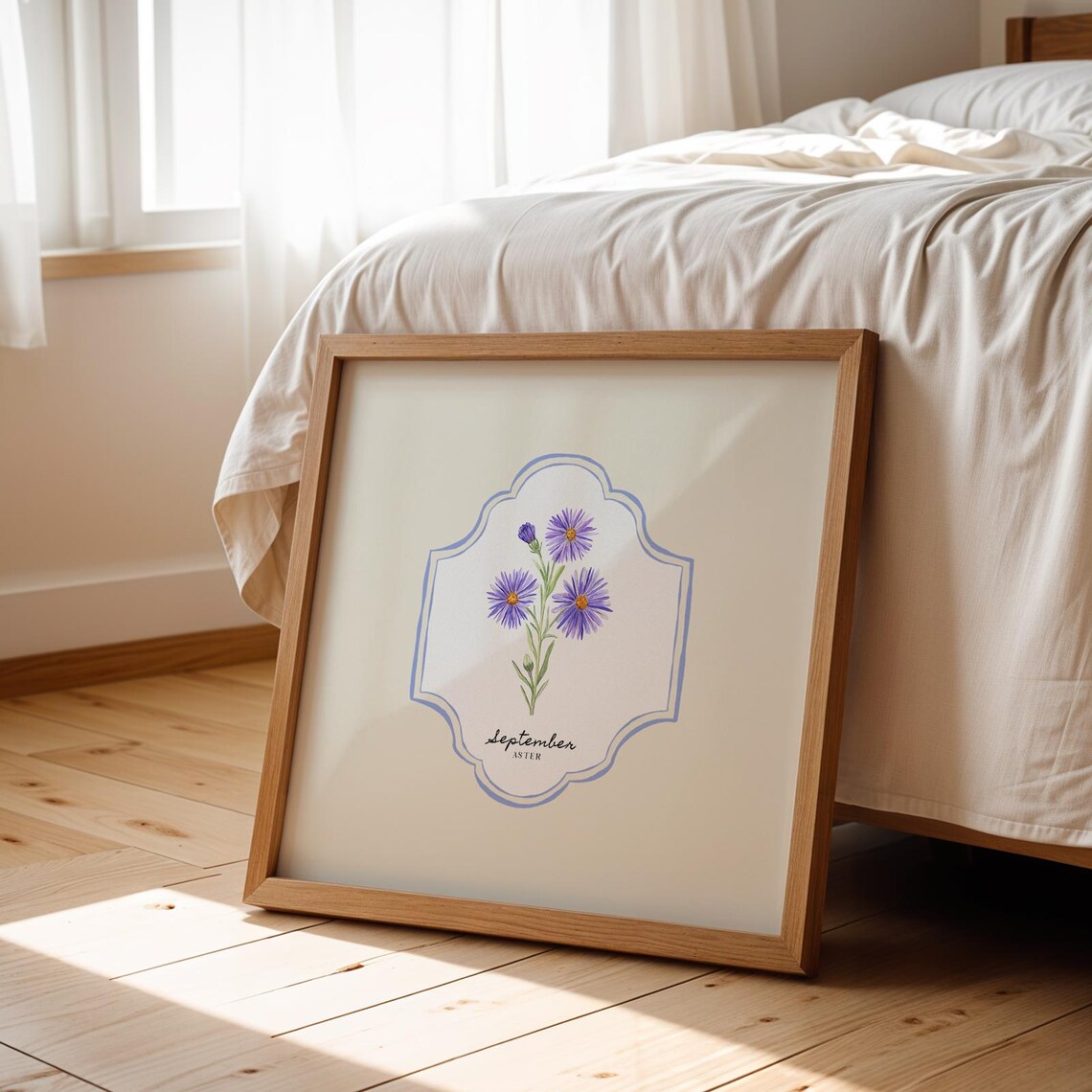 September Birth Month Flower, Personalized Gift - Image 3