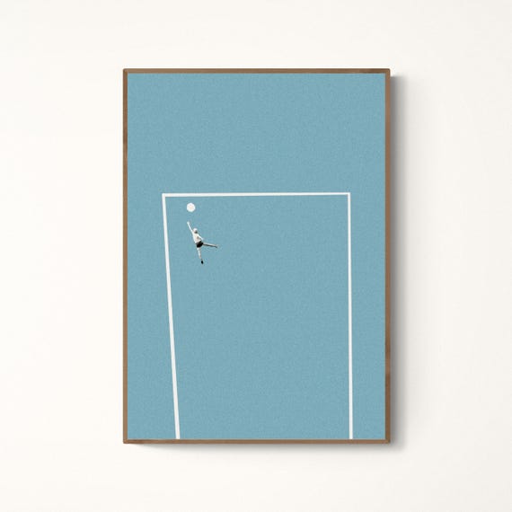 Football Art Gift Museum Quality Matte Poster Collage Wall Art Archive Paper Contemporary Art Print