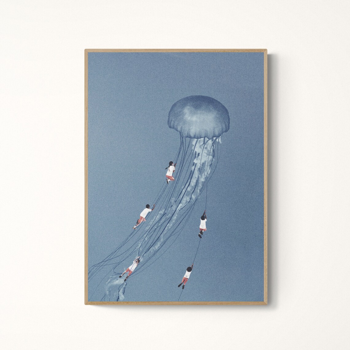 We Came Home Smiling Collage Wall Art Print