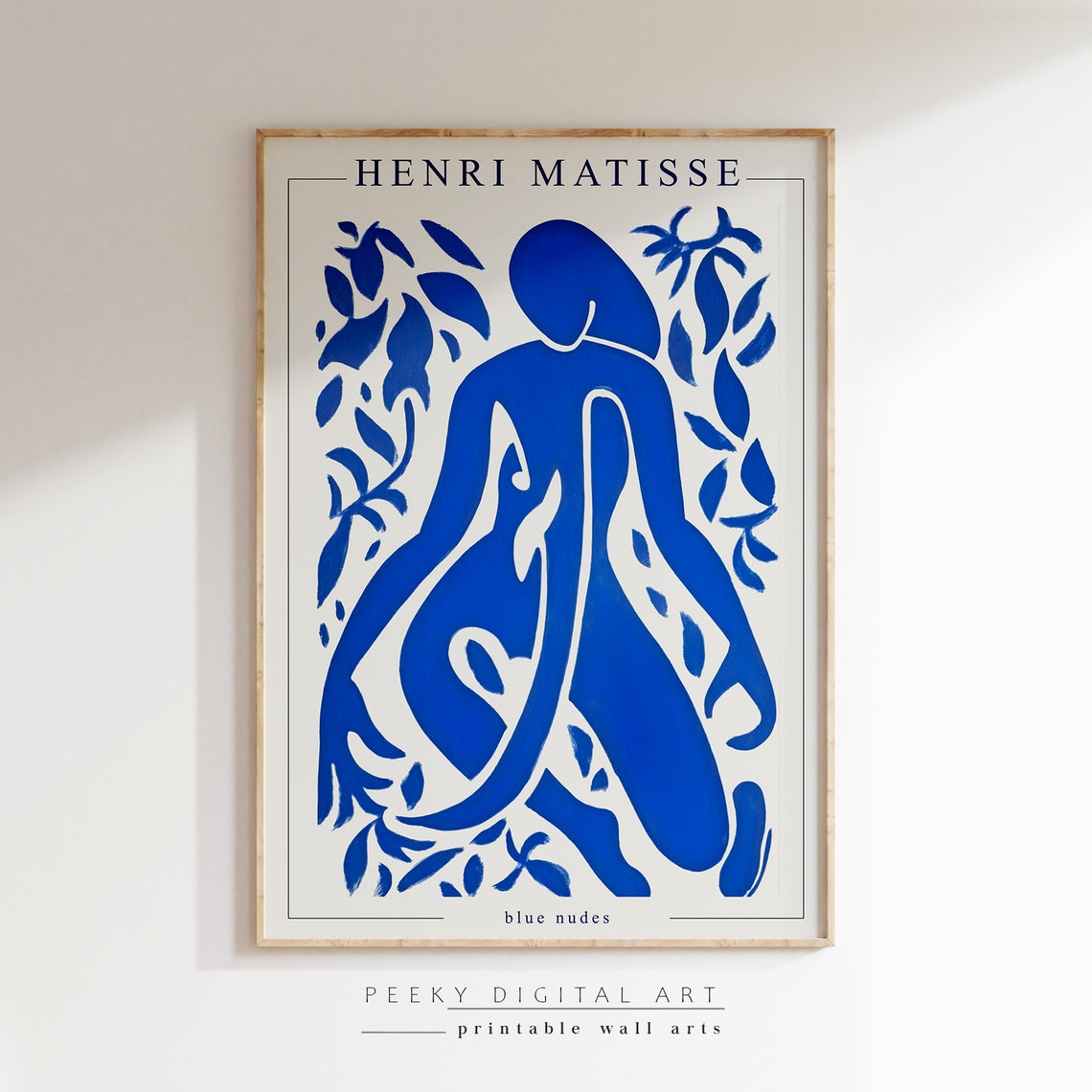 Henri Matisse Blue Nudes Cutout Figure Classic Modern Art Poster - Image 2