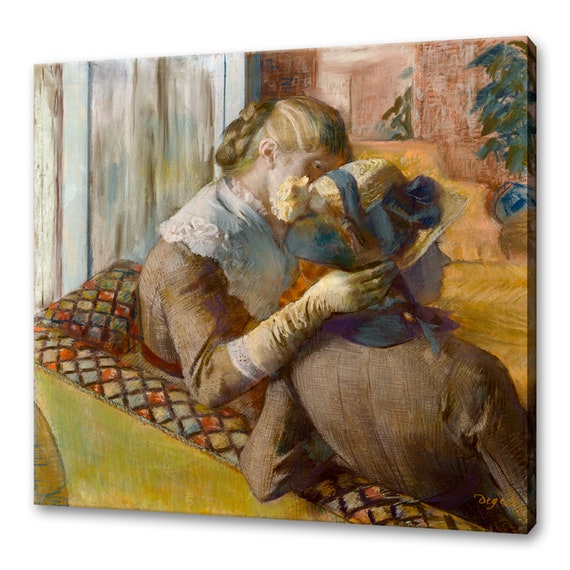 Edgar Degas At The Milliners 1881 Reproduction Modern Style Impressionism Print Wall Art