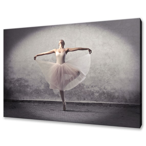 Beautiful Dancing Ballerina Girl Modern Design Home Decor Print Wall Art Picture