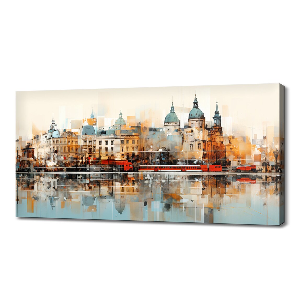 Vienna Capital of Austria Watercolor Travel Poster