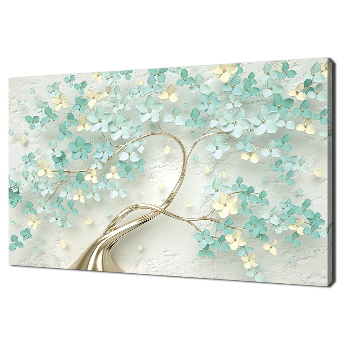 Abstract Blossom Tree, Modern Home Wall Art Print
