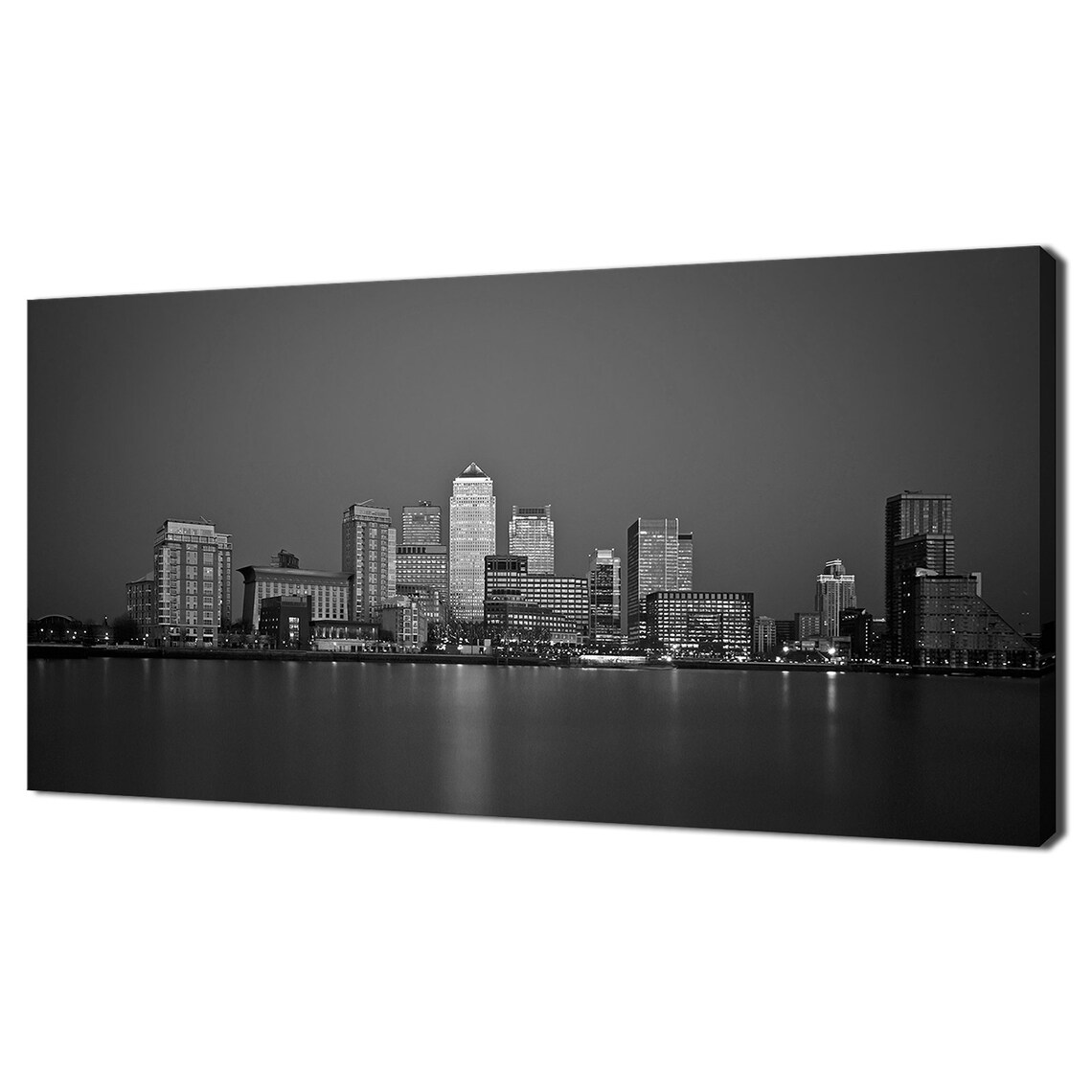 Canary Wharf London, Modern Travel Art Print