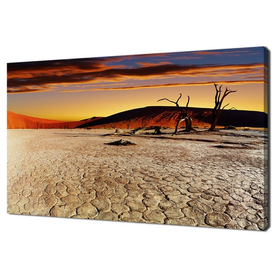 Beautiful Sunset Over Namib Desert Modern Design Home Decor Print Wall Art Picture Wall Hanging