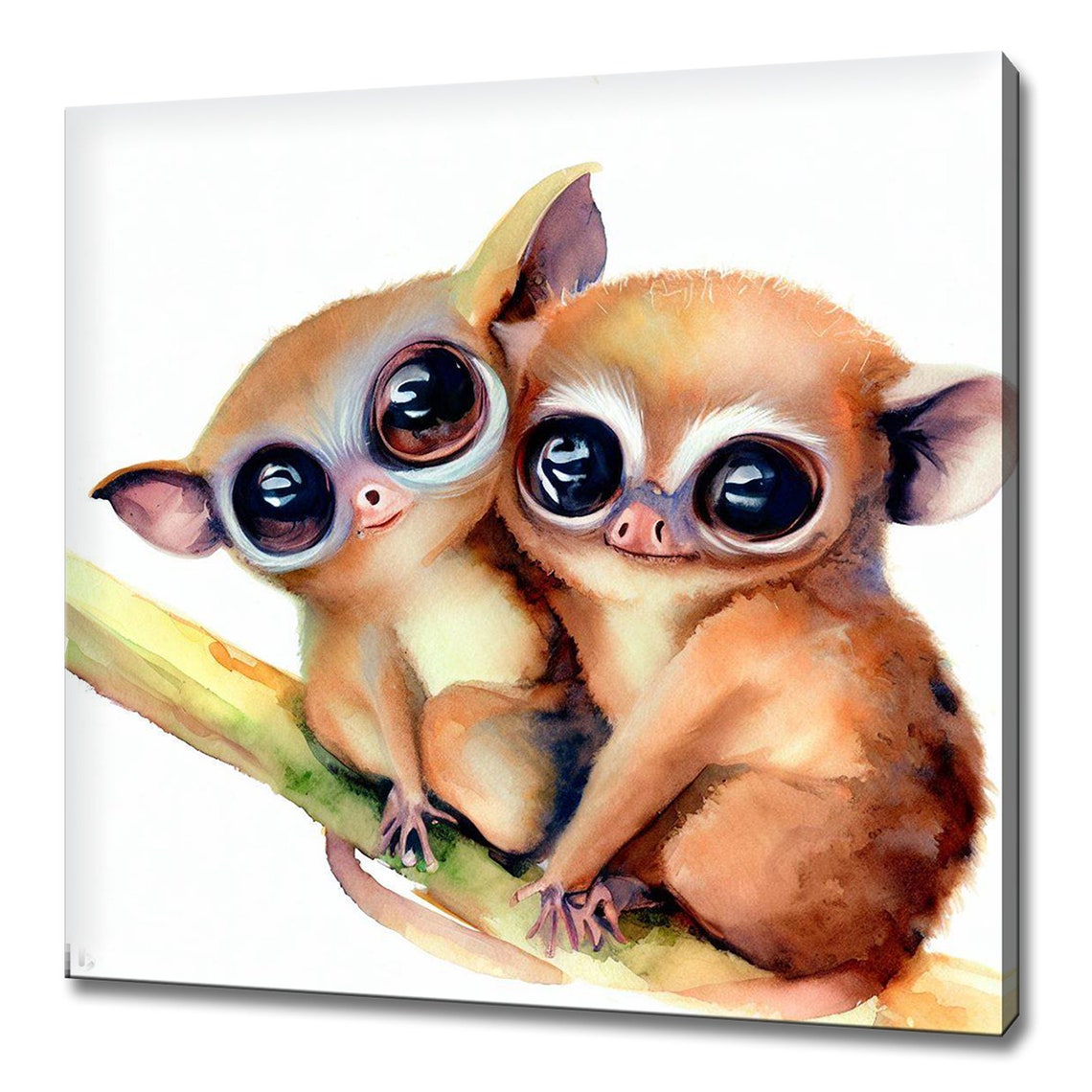 Cute Baby Animals Nine Panel Collection Nursery Wall Art Print - Image 3