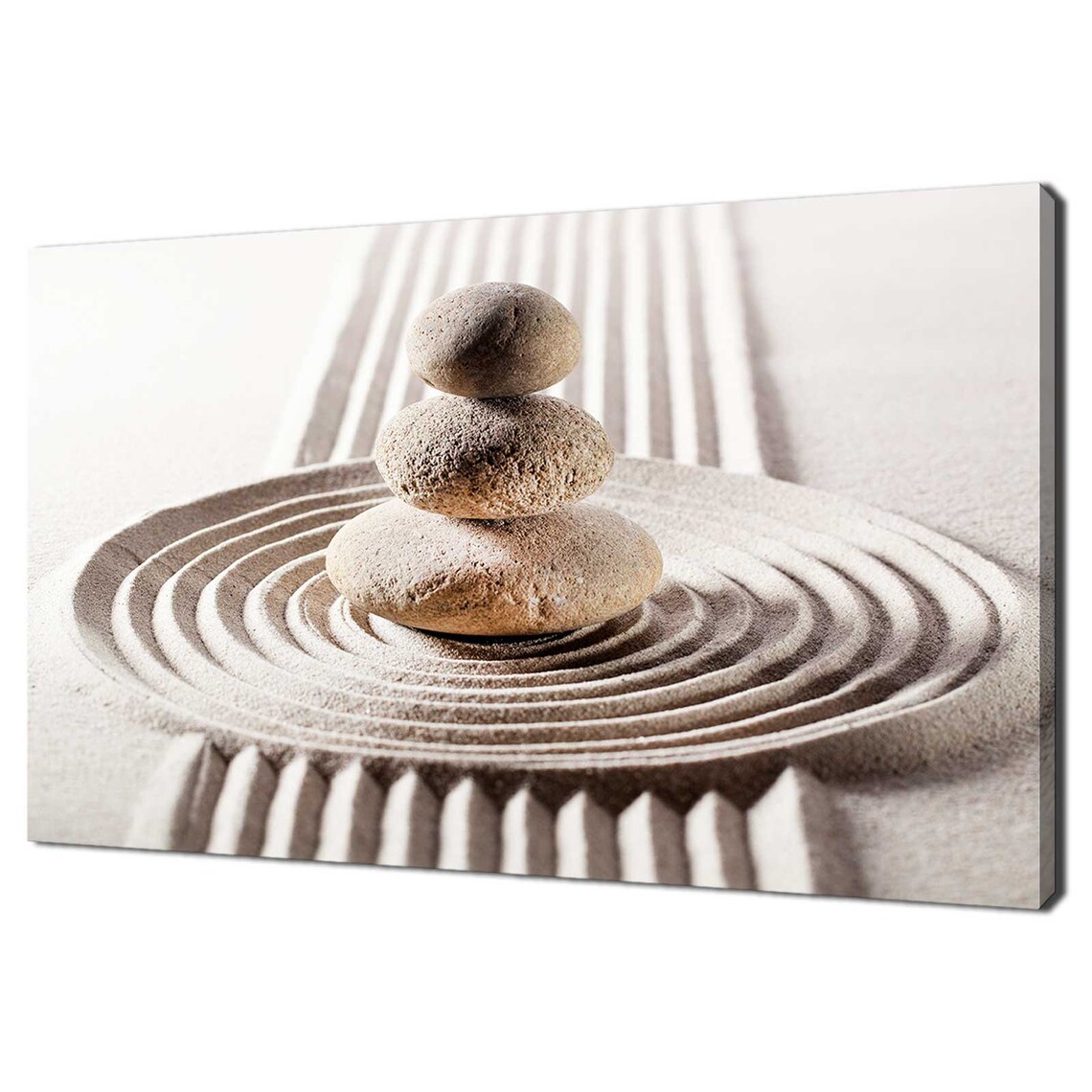 Relaxation Stack Of Stones Zen Spa Wall Art Print