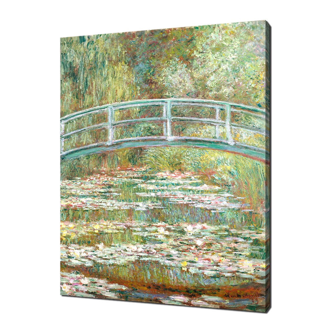 Claude Monet Bridge Over Pond of Water Lilies 1899 Art Print