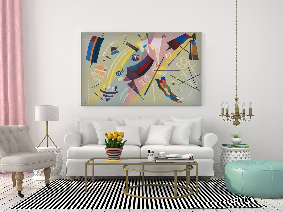 Kandinsky Untitled 1941 Abstract Geometric Shapes Art Reproduction Poster - Image 2