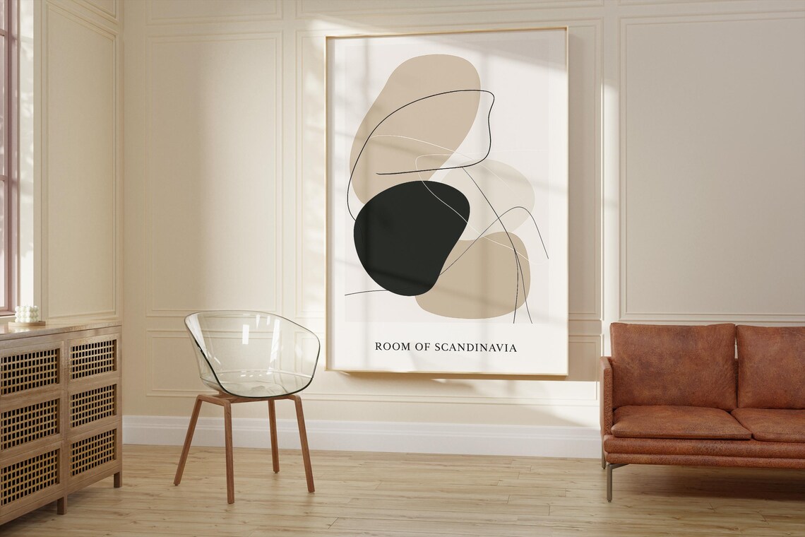 Minimalist Botanical Line Art, Scandinavian Design - Image 2