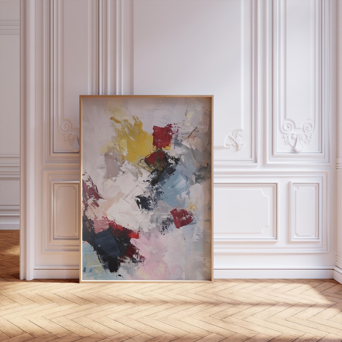 Minimalist Scandinavian Abstract Art Print