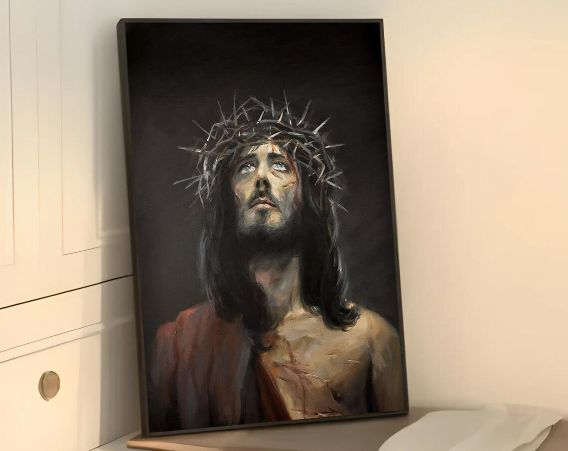 Jesus Christ, Crown Of Thorns Spiritual Poster - Image 5