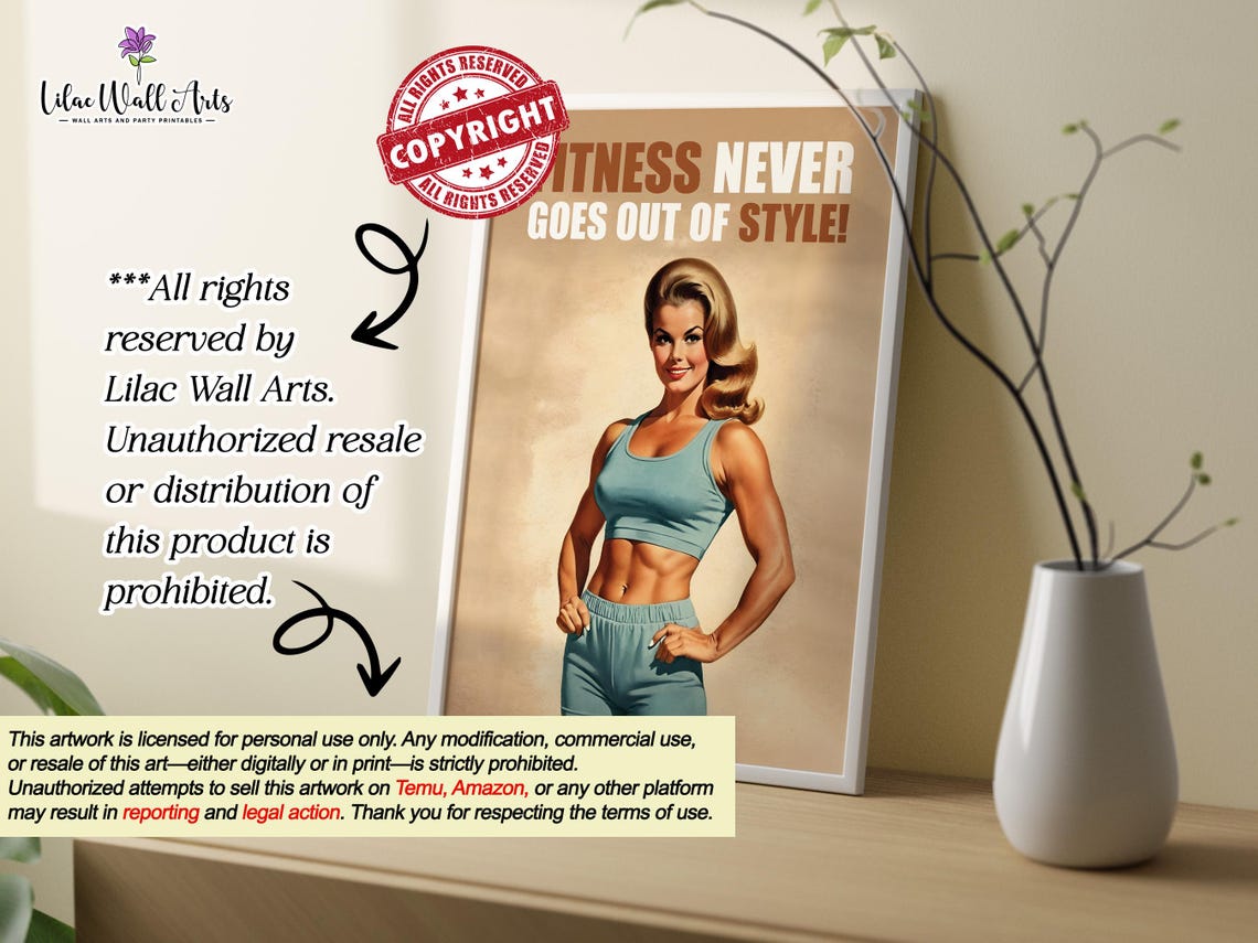 Fitness Motivation Art Gym Posters Fitness Gift Gym Motivation Art Wellness Poster Gym Room Decor Fitness Studio Fitness Gym - Image 2