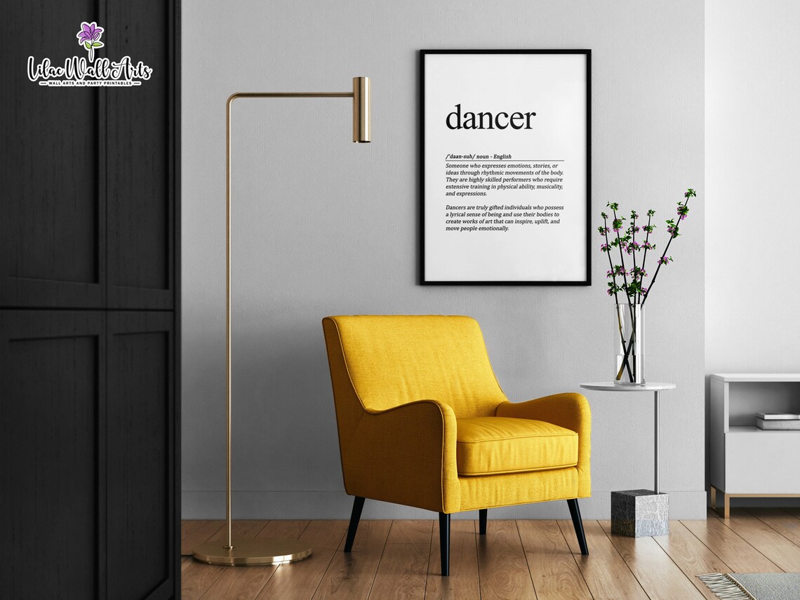 Dancer Line Art Art Print, Dance Studio Decor - Image 3