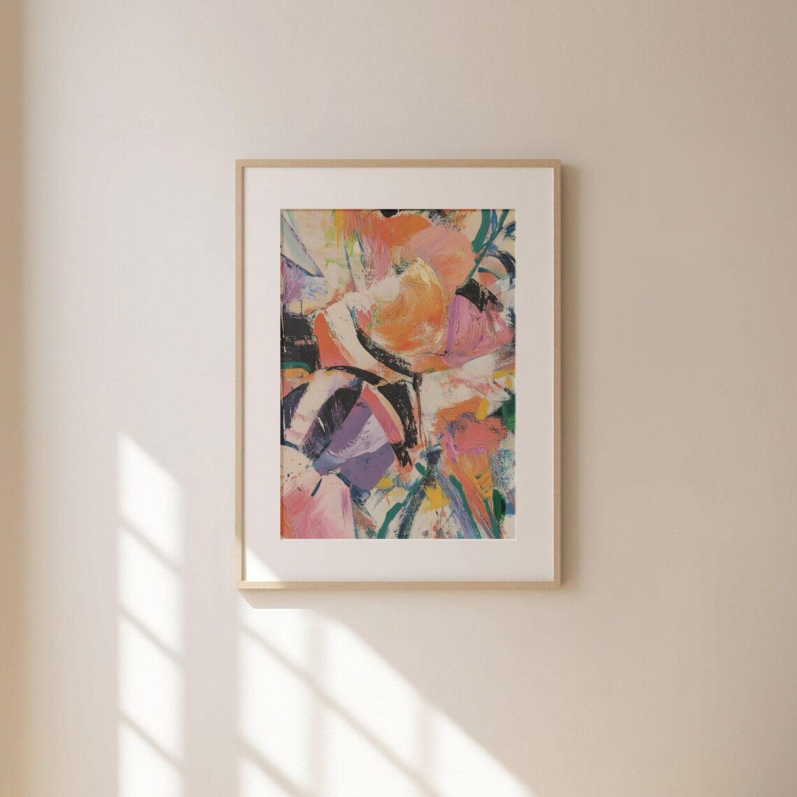 Vintage Abstract Botanical Floral Bouquet Art Print - Image 3