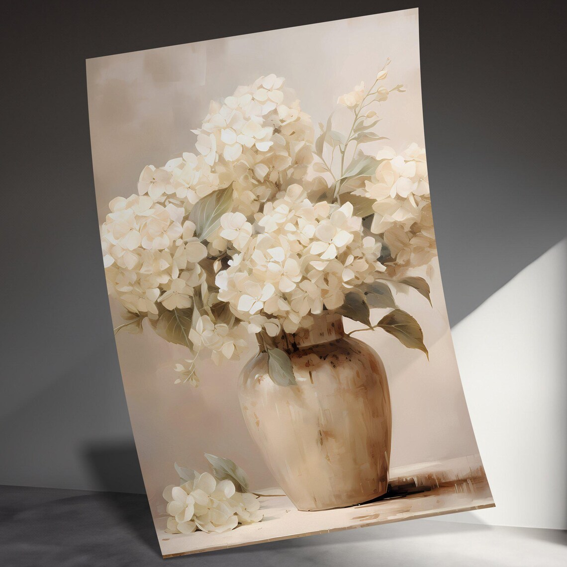 Vintage Botanical Flower Vase Blossom Art Print - Image 3