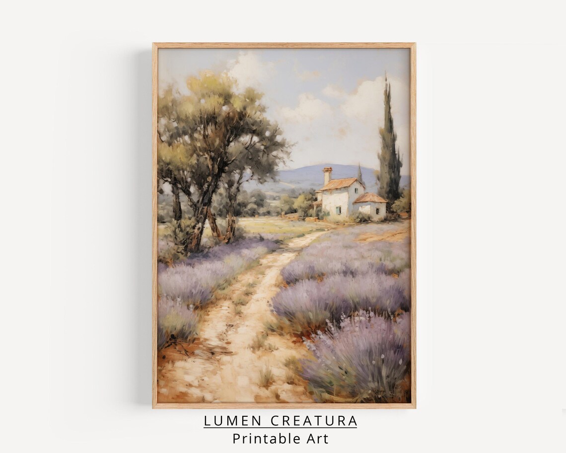 Spring Landscape, Cottagecore Farmhouse Decor - Image 3