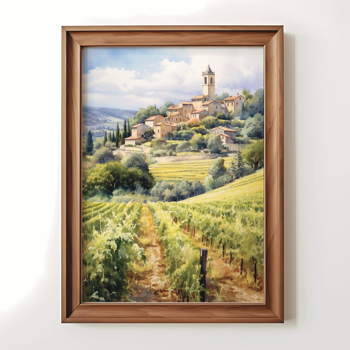 Vineyards Decor, Farmhouse Vintage French Countryside - Image 3